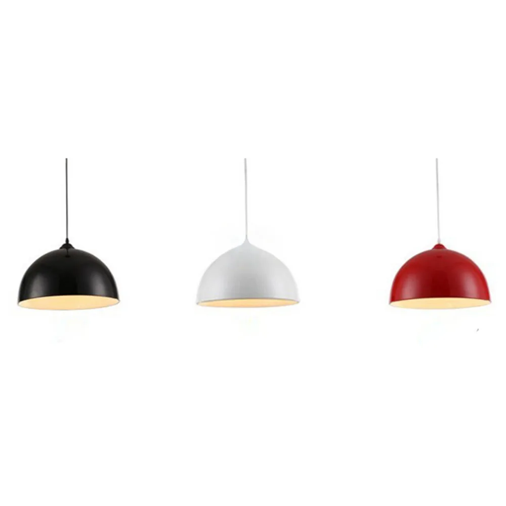 

E27 Retro Style Black White Red Metal Ceiling Pendant Light Lamp Shade Lampshade White/Black/Red Super Deal! Inventory Clearance