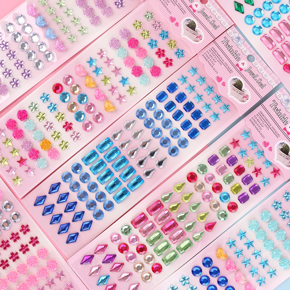 Crystal Diamond Rhinestone Self Adhesive Sticker DIY Decal Mobile/PC Art Acrylic Scrapbooking Stickers Children's Toys
Crystal Diamond Rhinestone Self Adhesive Sticker DIY Decal Mobile/PC Art Acrylic Scrapbooking Stickers Children's Toys