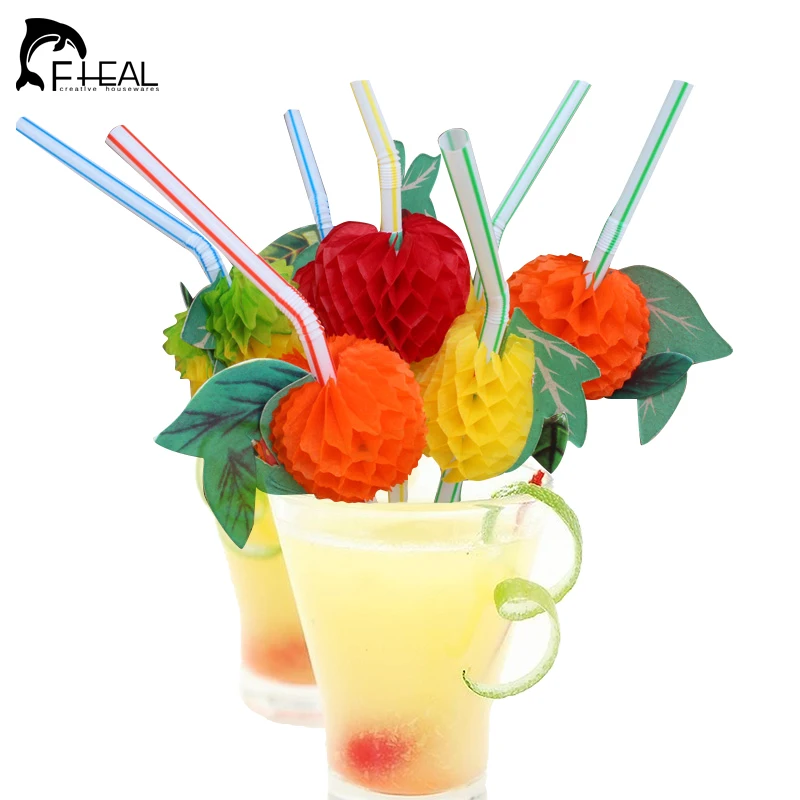 FHEAL 50pcs/set Bar Tools 3D Fruit Shape Straw Flexible Plastic Decor For Wedding Party Drinking Straws Cocktail Accessories
FHEAL 50pcs/set Bar Tools 3D Fruit Shape Straw Flexible Plastic Decor For Wedding Party Drinking Straws Cocktail Accessories