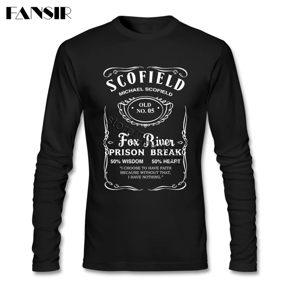 Normal T-shirts For Men Michael Scofield Prison Break TV Show Long Sleeve Round Neck Cotton Men Clothing 3XL
Normal T-shirts For Men Michael Scofield Prison Break TV Show Long Sleeve Round Neck Cotton Men Clothing 3XL