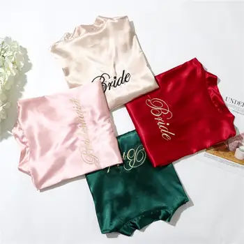 New Rayon Bridesmaid Bride Robe Sexy Women Embroidery Wedding Kimono Robes Sleepwear Nightgown Dress Woman Bathrobe Pajamas
New Rayon Bridesmaid Bride Robe Sexy Women Embroidery Wedding Kimono Robes Sleepwear Nightgown Dress Woman Bathrobe Pajamas