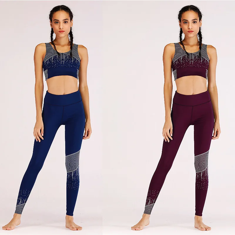 GXQIL Print Fitness Sport Suit Female Yoga Clothes Gym Woman Sportswear Sport Set Women Tracksuit Legging Bra with Pad Quality M
GXQIL Print Fitness Sport Suit Female Yoga Clothes Gym Woman Sportswear Sport Set Women Tracksuit Legging Bra with Pad Quality M