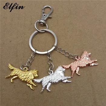 Elfin 2017 Trendy Australian Shepherd Key Chains Gold Color Silver Color Animal Pet Memorial Dog Key Rings Jewellery Women Men
Elfin 2017 Trendy Australian Shepherd Key Chains Gold Color Silver Color Animal Pet Memorial Dog Key Rings Jewellery Women Men
