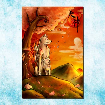 okami fire Wolf God Art Silk Canvas Poster Print 13x20 24x36 inches Japanese Game Pictures for Bedroom Decor (more)-3
okami fire Wolf God Art Silk Canvas Poster Print 13x20 24x36 inches Japanese Game Pictures for Bedroom Decor (more)-3