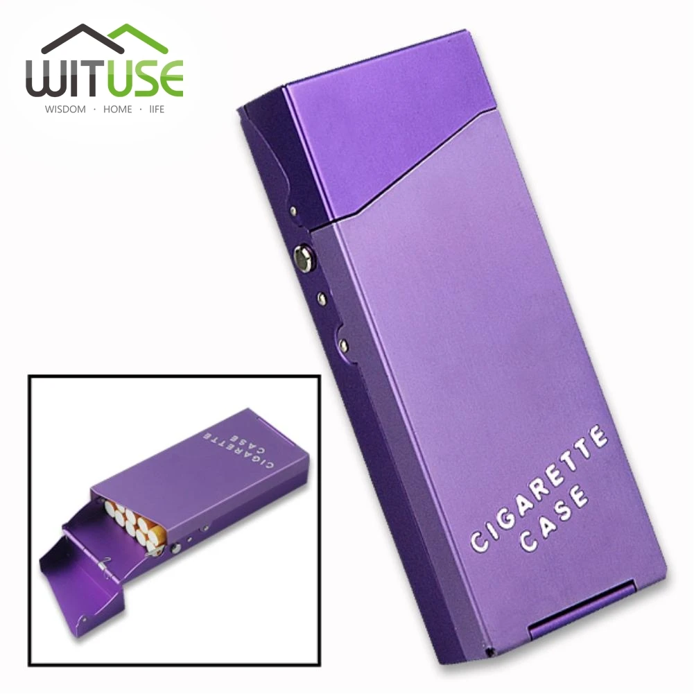 WITUSE 10pcs/pack Cigarette Cigar Tobacco Case Holder Vogue Maximum For Lady Gift Aluminum Cigarette Box for 10pcs Cigarettes
WITUSE 10pcs/pack Cigarette Cigar Tobacco Case Holder Vogue Maximum For Lady Gift Aluminum Cigarette Box for 10pcs Cigarettes