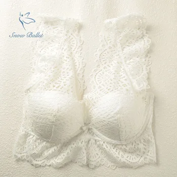 new arrival super sexy lingerie long bra can be worn externally full white lace women underwear intimates
new arrival super sexy lingerie long bra can be worn externally full white lace women underwear intimates