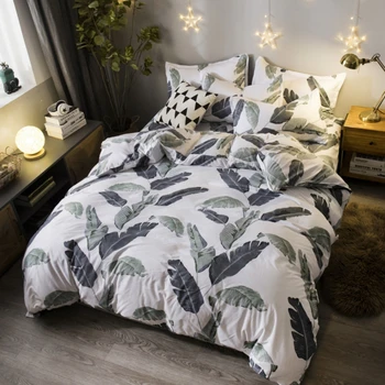 Dropshipping 2/3/4pcs King Size Bedding Sets Family Set Include Bed Sheet Duvet Cover Pillowcase Banana leaf Cartoon gift
Dropshipping 2/3/4pcs King Size Bedding Sets Family Set Include Bed Sheet Duvet Cover Pillowcase Banana leaf Cartoon gift
