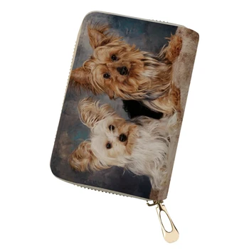 ThiKin Women PU Leather ID Card Holder Yorkshire Terrier Print Credit Cards Holder Ladies Fashion Small Bank Card Wallets
ThiKin Women PU Leather ID Card Holder Yorkshire Terrier Print Credit Cards Holder Ladies Fashion Small Bank Card Wallets