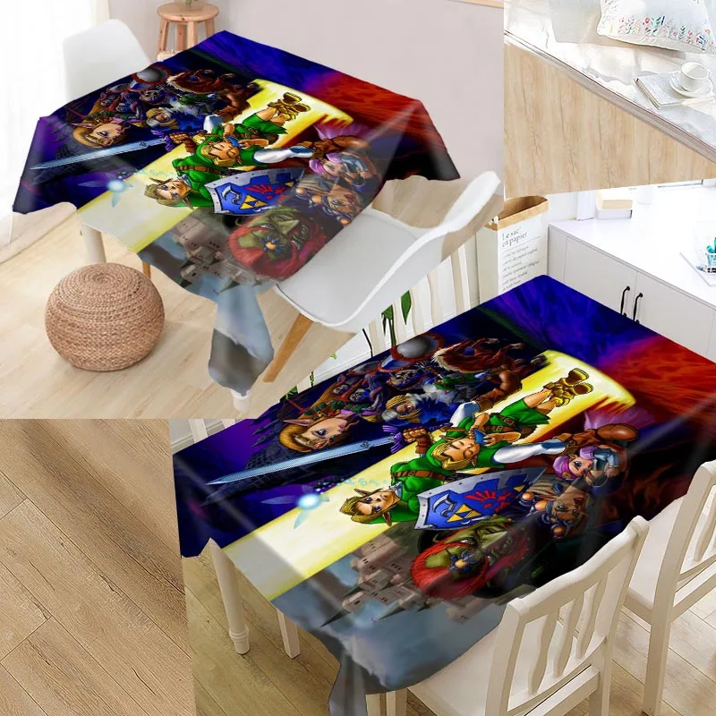 Custom The Legend of Zelda Table Cloth Oxford Print Rectangular Waterproof Oilproof Table Cover Square Wedding Tablecloth
Custom The Legend of Zelda Table Cloth Oxford Print Rectangular Waterproof Oilproof Table Cover Square Wedding Tablecloth