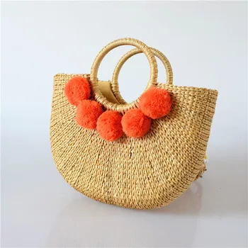 NEW Women's Straw Hand Bag Shoulder Tote Bag Bucket Summer Bags Women bulb Rattan Bag Braided Bolsa Feminina Wholesale
NEW Women's Straw Hand Bag Shoulder Tote Bag Bucket Summer Bags Women bulb Rattan Bag Braided Bolsa Feminina Wholesale