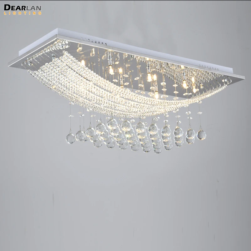 8 Lights Crystal Ceiling Light Fixture Rectangle Clear Crystal Lustre Lamp G4 Bulb for Dining room Meeting room Indoor Decor
8 Lights Crystal Ceiling Light Fixture Rectangle Clear Crystal Lustre Lamp G4 Bulb for Dining room Meeting room Indoor Decor