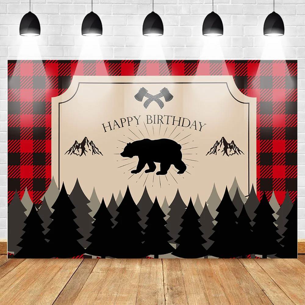 Lumberjack Birthday Theme Backdrop Rustic Woodland Birthday Background Buffalo Plaid Birthday Party Banner Decoration Bear Photo
Lumberjack Birthday Theme Backdrop Rustic Woodland Birthday Background Buffalo Plaid Birthday Party Banner Decoration Bear Photo