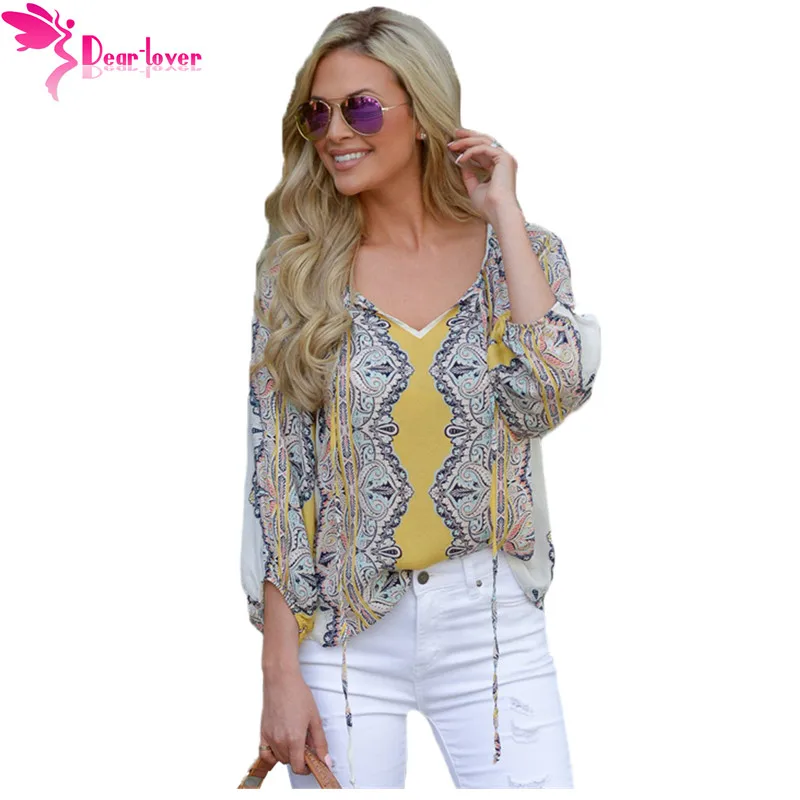 Dear Lover Spring Elegant Yellow Bohemian Print Long Sleeve Tassel Tie V Neck Blouses Vacation Shirts Tops Blusas Femme LC251099
Dear Lover Spring Elegant Yellow Bohemian Print Long Sleeve Tassel Tie V Neck Blouses Vacation Shirts Tops Blusas Femme LC251099
