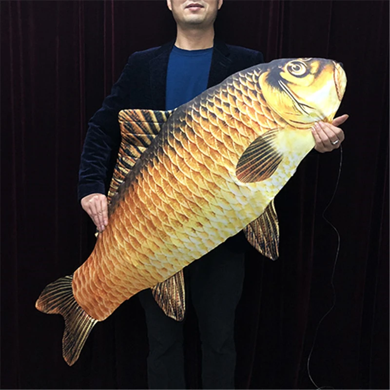 2019 New FISM Magic Jumbo Fish Appearing Fish (130cm) Tricks for Magician Fish Appear From Air Funny Stage Illusions Gimmick
2019 New FISM Magic Jumbo Fish Appearing Fish (130cm) Tricks for Magician Fish Appear From Air Funny Stage Illusions Gimmick