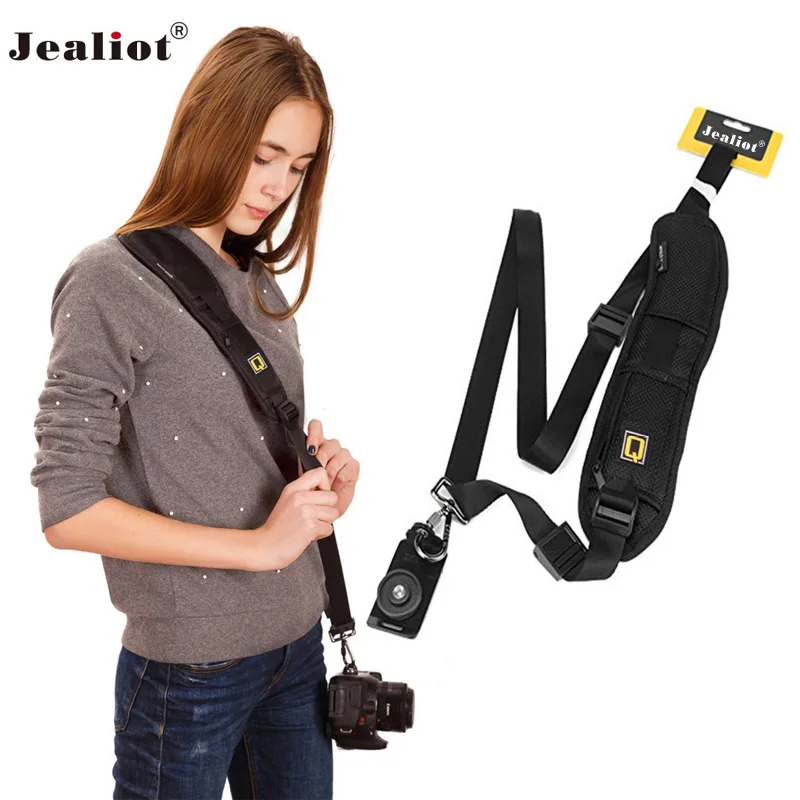 Jealiot High Quality Q camera Strap Camera Single Shoulder lens Strap black Sling For Canon Nikon Sony Pentax DSLR Camera
Jealiot High Quality Q camera Strap Camera Single Shoulder lens Strap black Sling For Canon Nikon Sony Pentax DSLR Camera