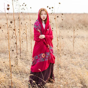 Shawl and wraps embroidered silk scarf literary cotton and linen scarf winter flower fulares de mujer femme 2019 brand scarf
Shawl and wraps embroidered silk scarf literary cotton and linen scarf winter flower fulares de mujer femme 2019 brand scarf