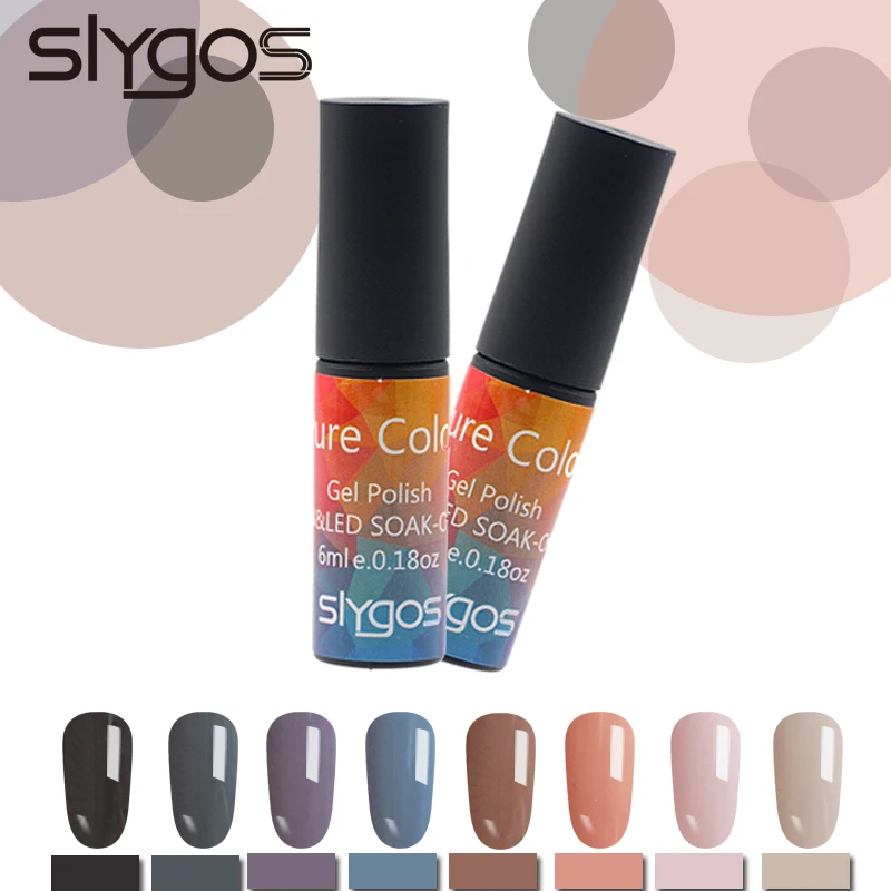 SLYGOS 6ML Soak Off UV Portable Grey Series Pure Color Gel Polish Long Lasting Brown Nail Art Gel Varnish
SLYGOS 6ML Soak Off UV Portable Grey Series Pure Color Gel Polish Long Lasting Brown Nail Art Gel Varnish