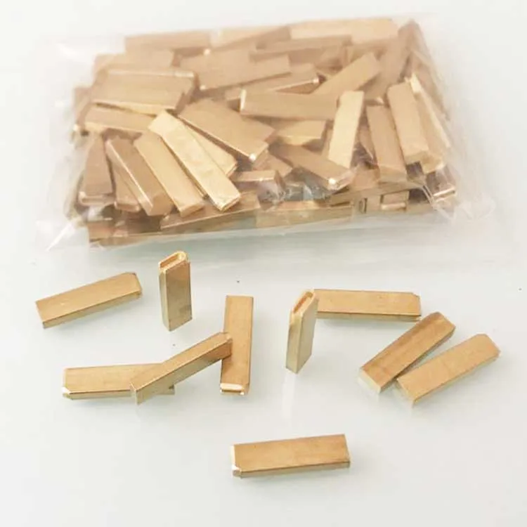 brass 2*4*15mm hot stamping font for stamp coding machine (A-Z 2pcs,0-9 4pcs,symbols 8pcs,T-type)
brass 2*4*15mm hot stamping font for stamp coding machine (A-Z 2pcs,0-9 4pcs,symbols 8pcs,T-type)