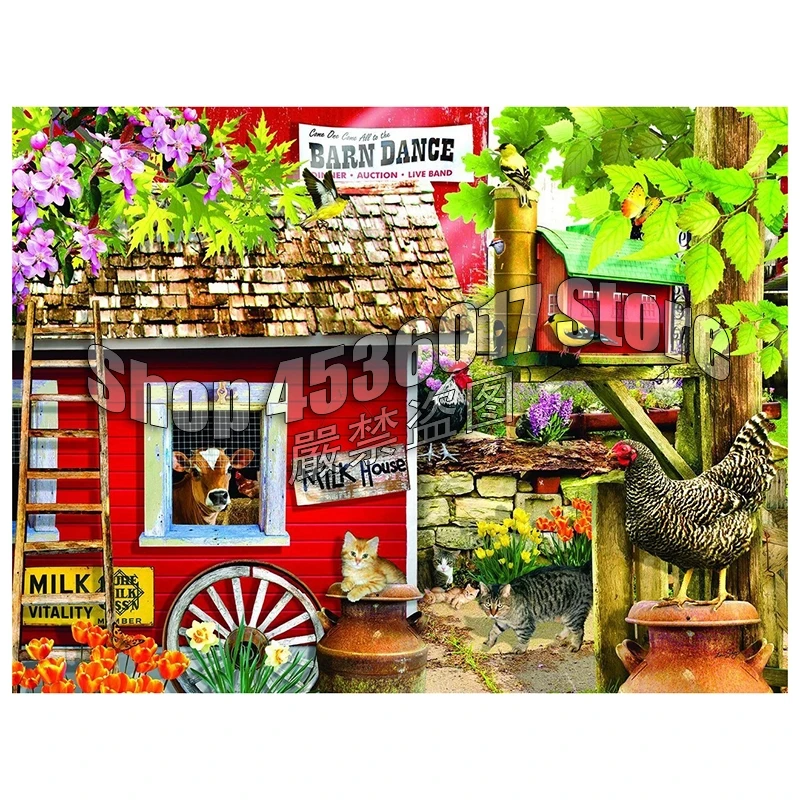 100% DIY 5D Diamond Mosaic Milk House Animals Farm Flowers Handmade Diamond Painting Cross Stitch Diamond Embroidery Rhinestones
100% DIY 5D Diamond Mosaic Milk House Animals Farm Flowers Handmade Diamond Painting Cross Stitch Diamond Embroidery Rhinestones