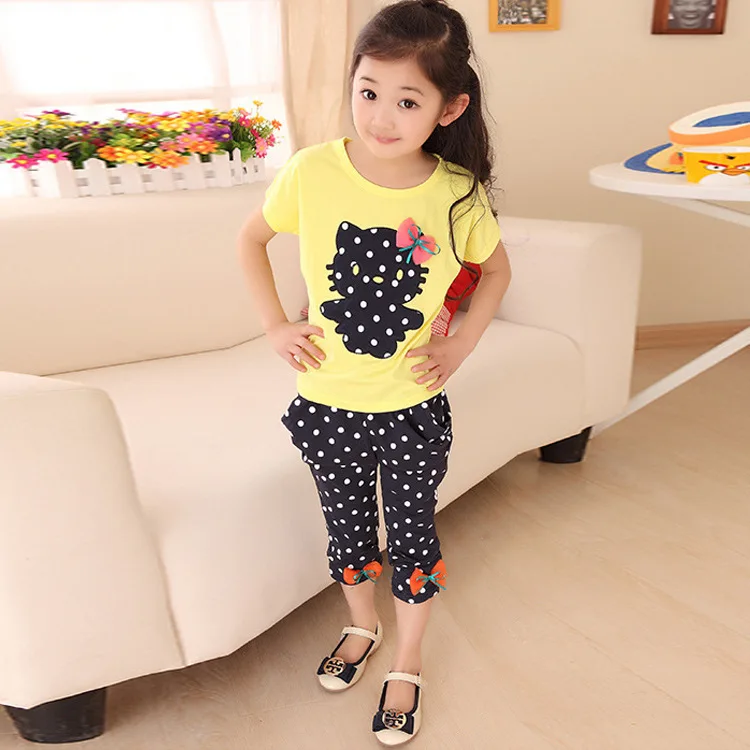 New Korean Summer Dress Baby Girl Short Sleeve Set Cute Girl Elastic Harlan Pants Set
New Korean Summer Dress Baby Girl Short Sleeve Set Cute Girl Elastic Harlan Pants Set