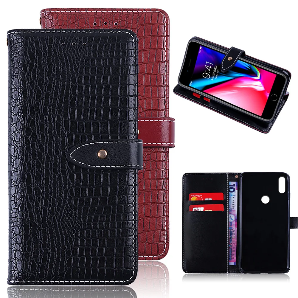 Fashion Case For ASUS ZenFone Max Pro M1 ZB601KL ZB602KL smartphone Crocodile skin Flip Leather Cover Phone Bag Wallet cover