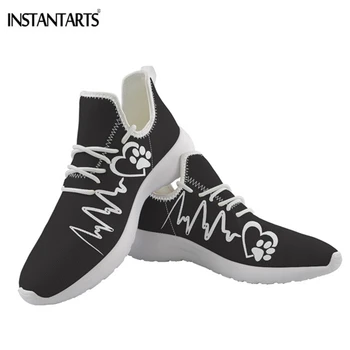 INSTANTARTS Dog Heart Rate Print Flats Shoes for Girls Casual Autumn Footwear Fashion Design Walking Sneakers Women Lace Up Shoe
INSTANTARTS Dog Heart Rate Print Flats Shoes for Girls Casual Autumn Footwear Fashion Design Walking Sneakers Women Lace Up Shoe