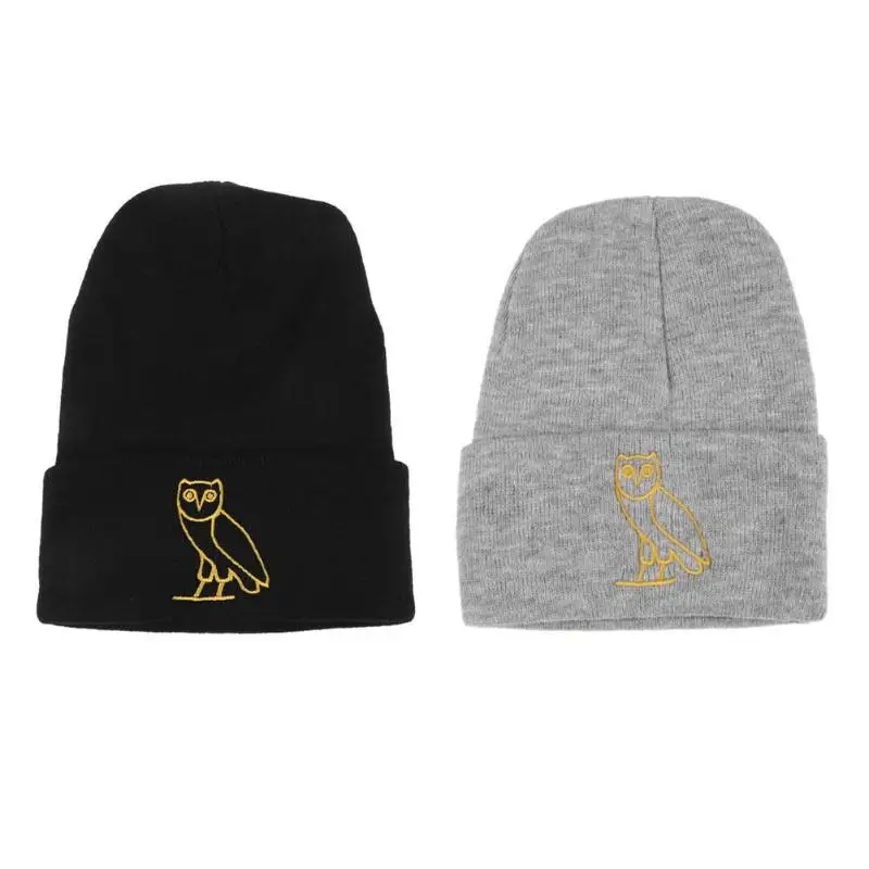 Golden Owl Embroidery Winter Beanies Hats Warm Elastic Wool Knit Hat Men Women's Cotton Skullies Cap Fashion Accessories
Golden Owl Embroidery Winter Beanies Hats Warm Elastic Wool Knit Hat Men Women's Cotton Skullies Cap Fashion Accessories