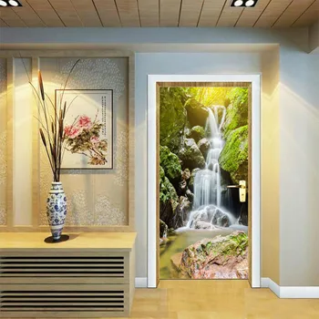 Waterfall Mountains Door Wallpaper Home Decor Livingroom Bedroom Toilet Stickers WC Wall Decal Bathroom Stickers
Waterfall Mountains Door Wallpaper Home Decor Livingroom Bedroom Toilet Stickers WC Wall Decal Bathroom Stickers