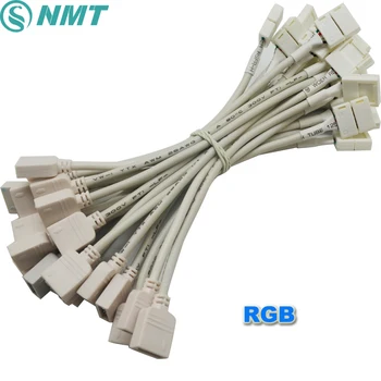 50pcss LED Tape Accessories RGB 10mm No Soldering Cable PCB Board LED Flexible Strip 4Pin Female Connector For 5050 RGB Light
50pcss LED Tape Accessories RGB 10mm No Soldering Cable PCB Board LED Flexible Strip 4Pin Female Connector For 5050 RGB Light