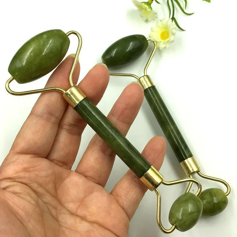 1 pc Double Head Facial Massage Roller Jade Face Slimming Body Head Neck massager jade roller
1 pc Double Head Facial Massage Roller Jade Face Slimming Body Head Neck massager jade roller