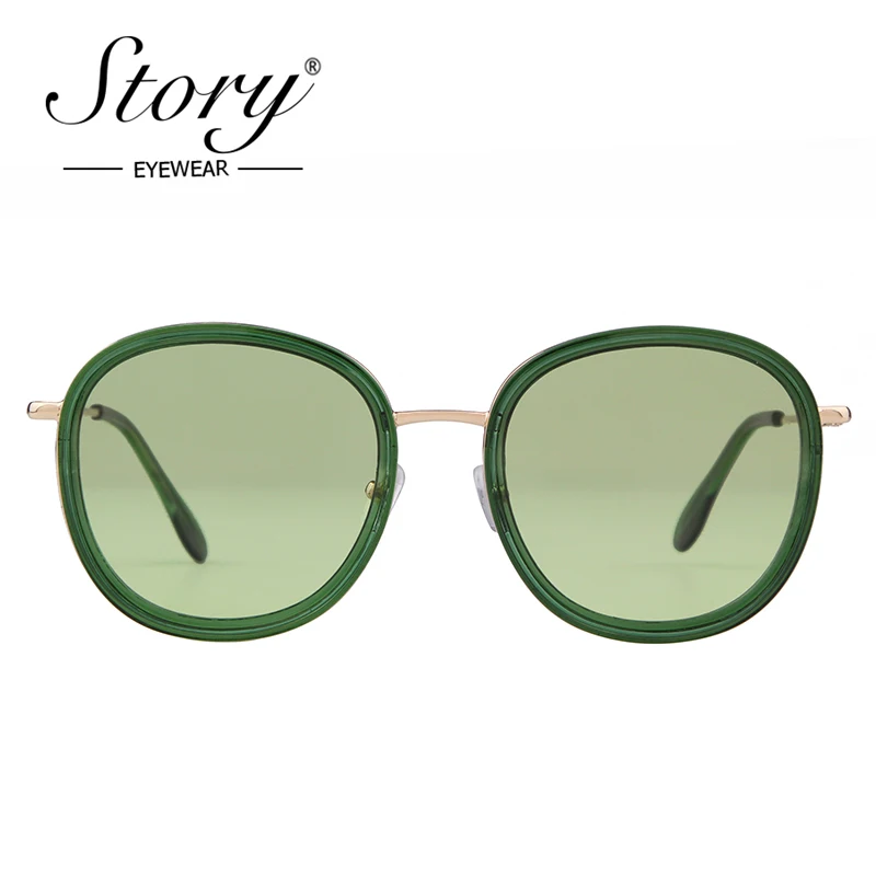 STORY fashion round sunglasses women men 2019 brand luxury design green candy lens pink frame Polarized sun glasses shades Z3769
STORY fashion round sunglasses women men 2019 brand luxury design green candy lens pink frame Polarized sun glasses shades Z3769