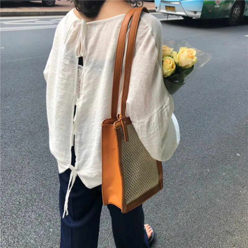2 colors 2019 spring summer loose chiffon shirts womens solid color back lace up long sleeve blouses womens (B8254)
2 colors 2019 spring summer loose chiffon shirts womens solid color back lace up long sleeve blouses womens (B8254)