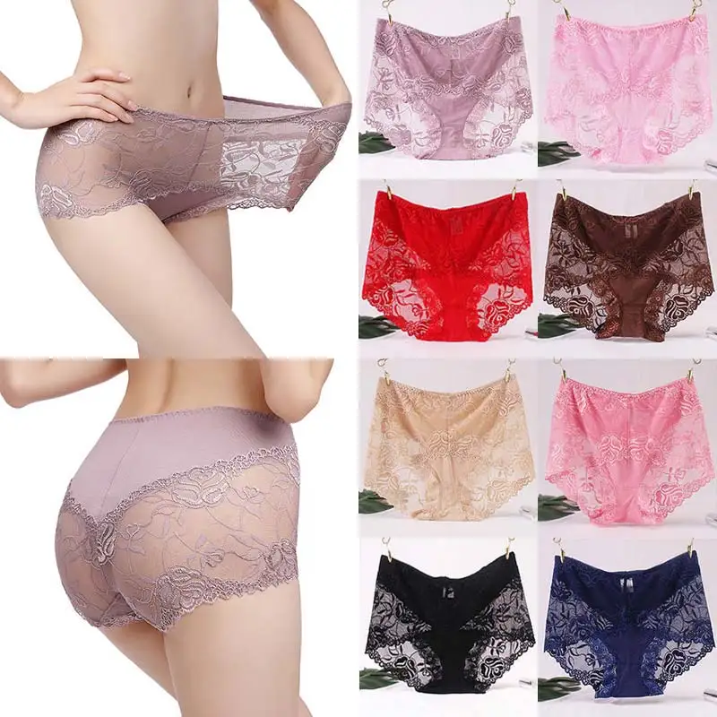 Plus Size Sexy transparent Panties Simple Lace Print Hollow Out Panties Seamless Comfort Lingerie High Waist Women Underwear
Plus Size Sexy transparent Panties Simple Lace Print Hollow Out Panties Seamless Comfort Lingerie High Waist Women Underwear