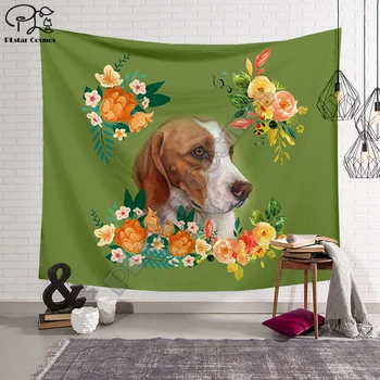 PLstar Cosmos Pet dog flower puppy funny animal Tapestry 3D Printing Tapestrying Rectangular Home Decor Wall Hanging New style-6
PLstar Cosmos Pet dog flower puppy funny animal Tapestry 3D Printing Tapestrying Rectangular Home Decor Wall Hanging New style-6