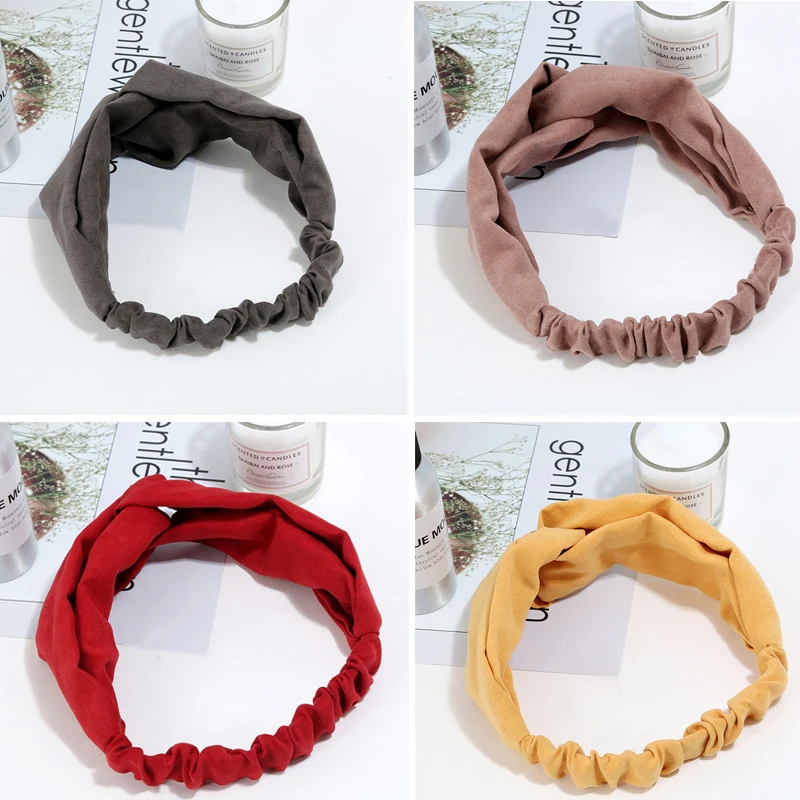 Korean version of the best selling deerskin hair band Simple cross hair bands women's wash makeup headband Hair Accessories
Korean version of the best selling deerskin hair band Simple cross hair bands women's wash makeup headband Hair Accessories