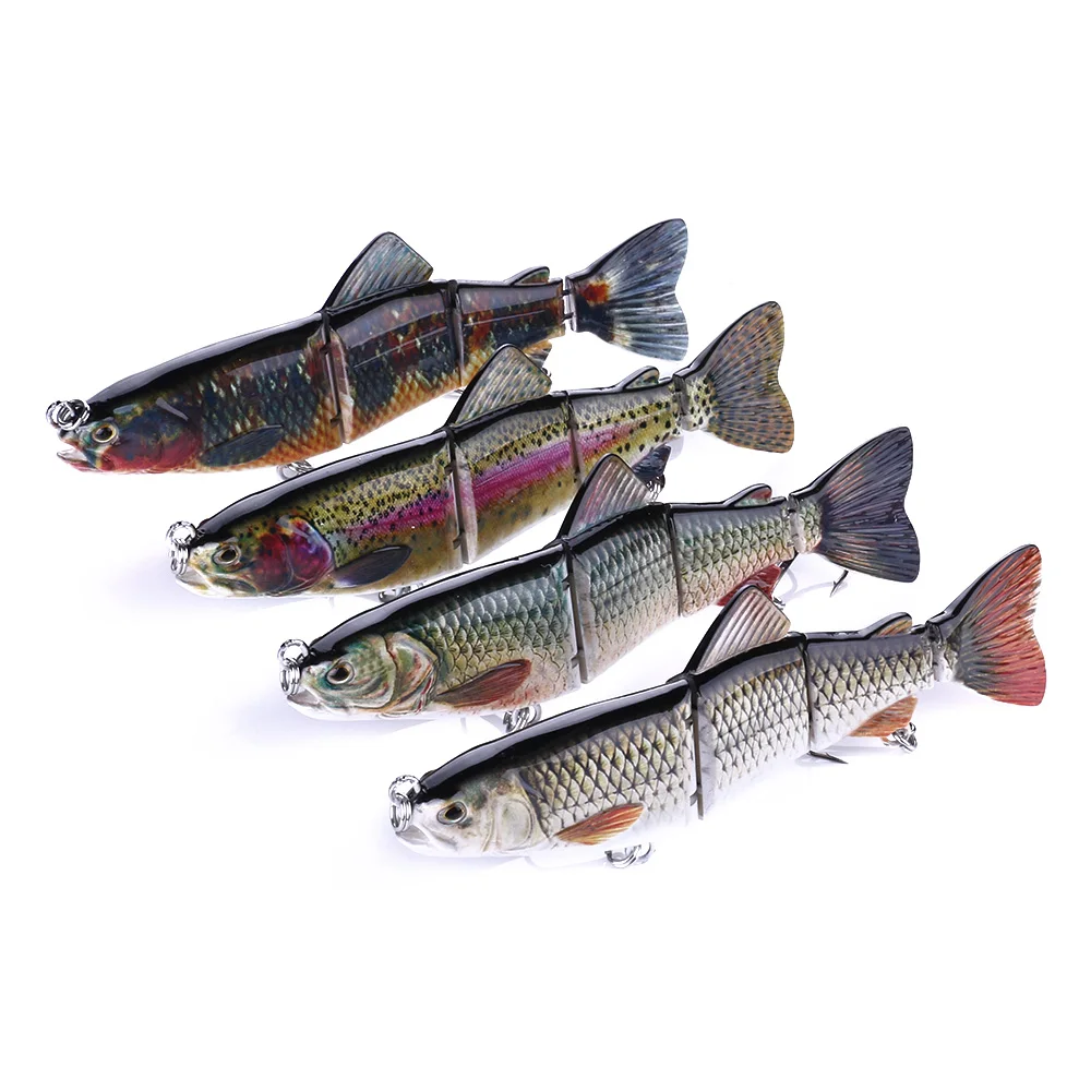 160mm Multi-Jointed Sea Fishing Lure Hooks Big Bait Swimbait Bass Norther Pike Musky Life-like Hook 3D Eyes 42g
160mm Multi-Jointed Sea Fishing Lure Hooks Big Bait Swimbait Bass Norther Pike Musky Life-like Hook 3D Eyes 42g