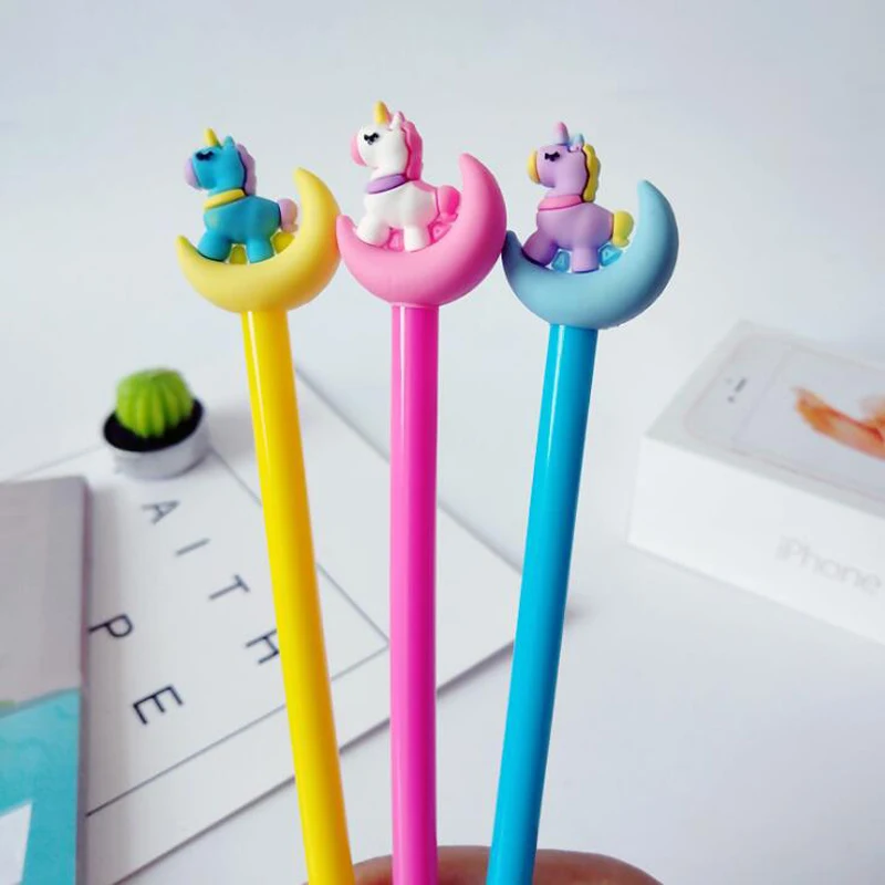 1 pcs New Detachable three-dimensional moon unicorn 0.5mm gel pen Student signature pen girl gift Office School Supplies Pen
1 pcs New Detachable three-dimensional moon unicorn 0.5mm gel pen Student signature pen girl gift Office School Supplies Pen