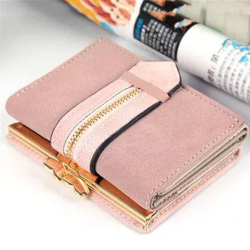 Fashion Top Quality Small Wallet PU Matte Leather Purse Short Female Coin Bag Wallet Zipper Clutch Coin Purse Credit Card Holder
Fashion Top Quality Small Wallet PU Matte Leather Purse Short Female Coin Bag Wallet Zipper Clutch Coin Purse Credit Card Holder