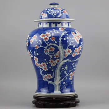 Blue peach blossom Chinese reproduction ceramic ginger jars Antique Porcelain temple jars home decoration wholesale ginger jars
Blue peach blossom Chinese reproduction ceramic ginger jars Antique Porcelain temple jars home decoration wholesale ginger jars