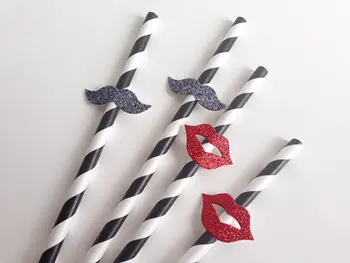 Party Black and White Moustache and Lips Straws Gender Reveal Wedding bridal baby birthday shower Bachelorette tea party straw
Party Black and White Moustache and Lips Straws Gender Reveal Wedding bridal baby birthday shower Bachelorette tea party straw