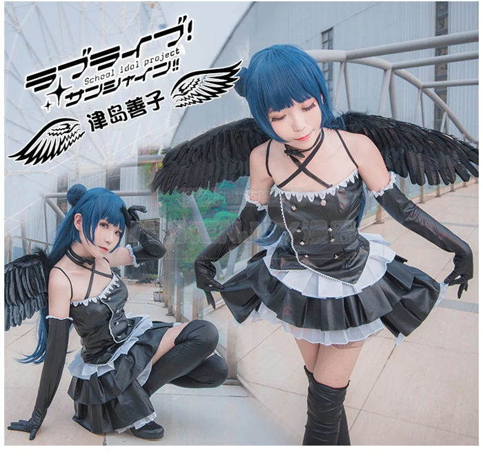 love live Sunshine Aqours Tsushima Yoshiko little devil cosplay costume Halloween anime dress free shipping
love live Sunshine Aqours Tsushima Yoshiko little devil cosplay costume Halloween anime dress free shipping