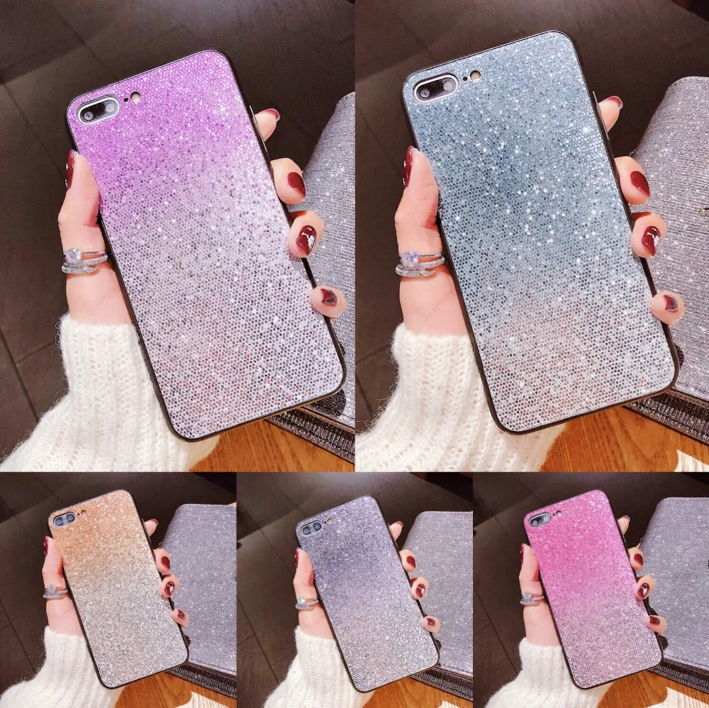Glitter Shining Powder Sequins Soft Case For iPhone 7 5 5S 5C 6 6S Plus 8 plus Cover Back case For iPhone X XR XS Max X coque
Glitter Shining Powder Sequins Soft Case For iPhone 7 5 5S 5C 6 6S Plus 8 plus Cover Back case For iPhone X XR XS Max X coque