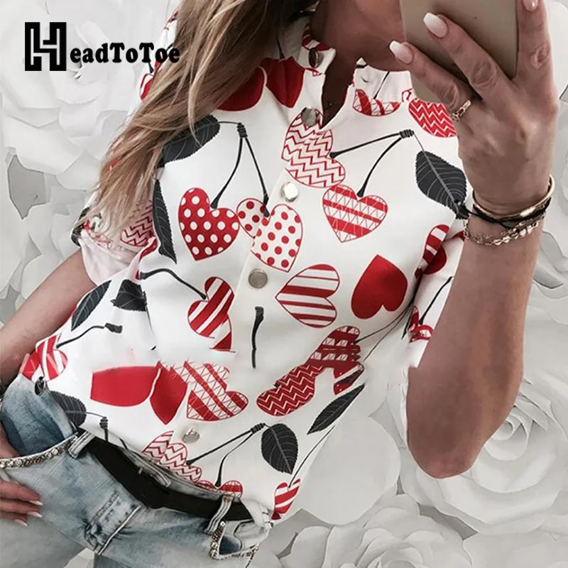 Long Sleeve Cherry Print Casual Shirt Women Elegant Workwear Blouse Shirt Ladies Brief Tops Camisas Mujer
Long Sleeve Cherry Print Casual Shirt Women Elegant Workwear Blouse Shirt Ladies Brief Tops Camisas Mujer