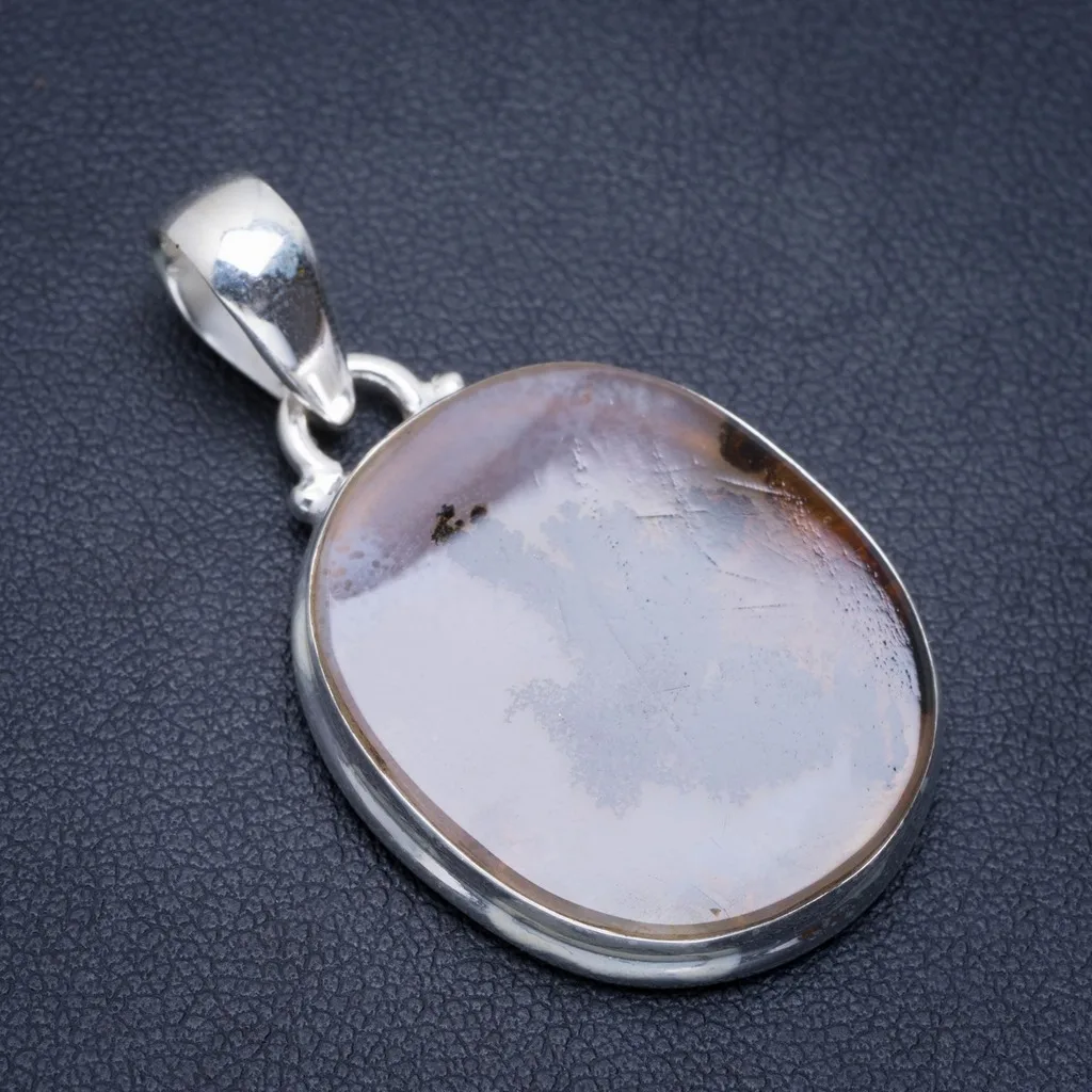 Natural Russian Dendritic Agate Handmade Unique 925 Sterling Silver Pendant 1.5" A1758
Natural Russian Dendritic Agate Handmade Unique 925 Sterling Silver Pendant 1.5" A1758