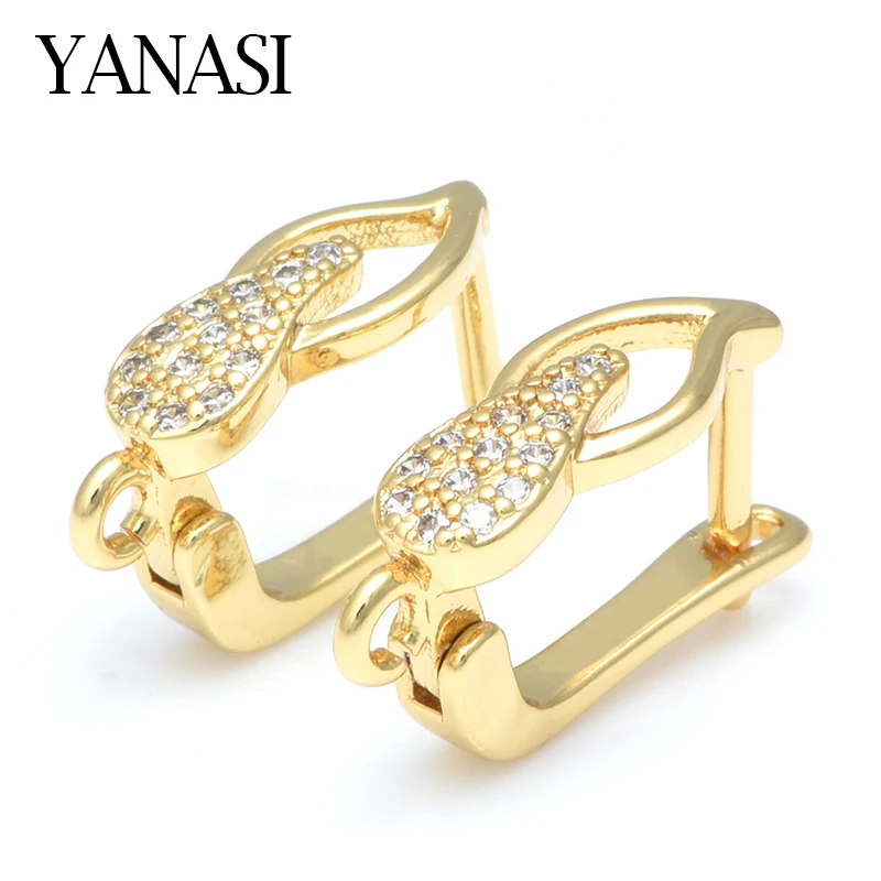 4 Colors Hoop Earrings Hooks Clasps Copper Zircon Accessories for Jewelry Earrings Making Fashion Handmade Tassle Earrings
4 Colors Hoop Earrings Hooks Clasps Copper Zircon Accessories for Jewelry Earrings Making Fashion Handmade Tassle Earrings