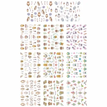11 PACKS / LOT NAIL ART 3D SIMULATION BACK ADHESIVE NAIL STICKER BIRD OWL FEATHER BRANCH SWEET HEARTS E787-797 
11 PACKS / LOT NAIL ART 3D SIMULATION BACK ADHESIVE NAIL STICKER BIRD OWL FEATHER BRANCH SWEET HEARTS E787-797
