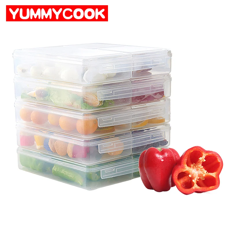 1pcs Fridge Food Storage Organizer Box 3 Grid Fresh Fruit Fresh Keeping Container Kitchen Refrigerator Organization Accessories
1pcs Fridge Food Storage Organizer Box 3 Grid Fresh Fruit Fresh Keeping Container Kitchen Refrigerator Organization Accessories