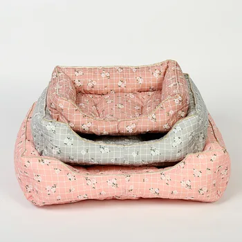 Flower Pattern Square Dog Bed For All Seasons Puppy Kennel Pet Sofa Bedding Home Sleeping House Cat Nest Dog Baskets
Flower Pattern Square Dog Bed For All Seasons Puppy Kennel Pet Sofa Bedding Home Sleeping House Cat Nest Dog Baskets