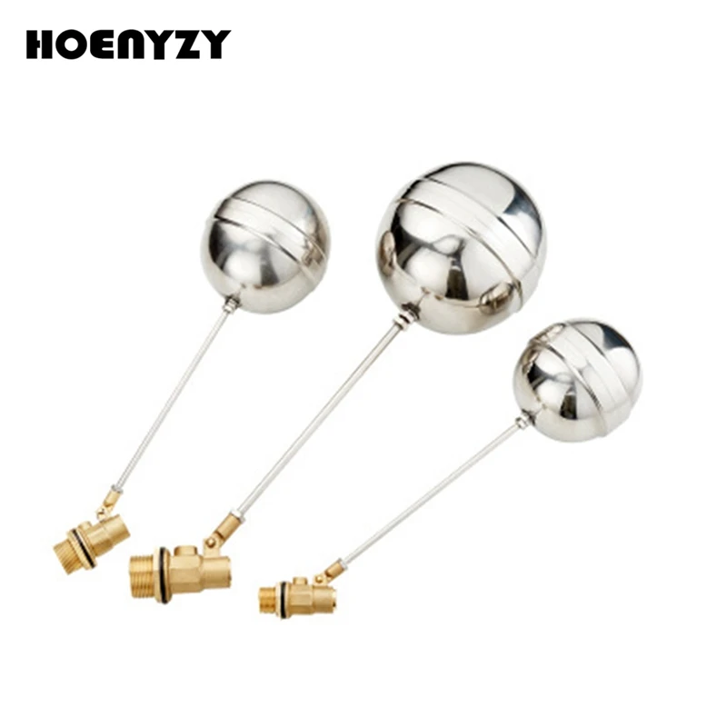 1/2" 3/4" 1" Brass Float Valve Cold and Hot Water Tank Floating Ball Valve SS201 Stem Flow Control Cistern/Expansion Tanks
1/2" 3/4" 1" Brass Float Valve Cold and Hot Water Tank Floating Ball Valve SS201 Stem Flow Control Cistern/Expansion Tanks