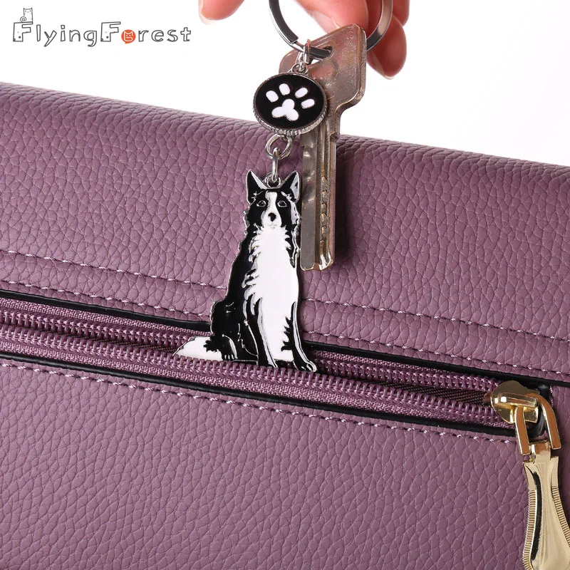 Keychain Border Collie Dog lovers Keychain Dog Tag Keychains Car Keyring Jewelry Bag Best Friend Gift Pet Animal Charm
Keychain Border Collie Dog lovers Keychain Dog Tag Keychains Car Keyring Jewelry Bag Best Friend Gift Pet Animal Charm